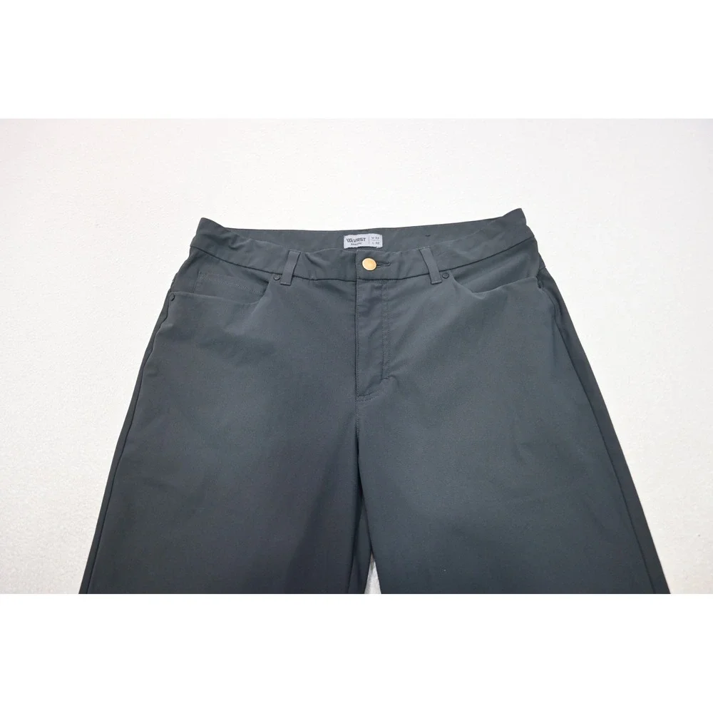 VRST Athletic Fit Golf Pants Mens 33x28 Dark Gray Technical Stretch Excellent